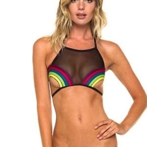 Pacific & Driftwood rainbow top
